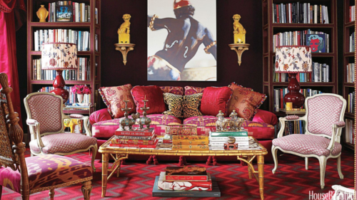 maximalist coffee table