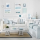 beach-themed living room
