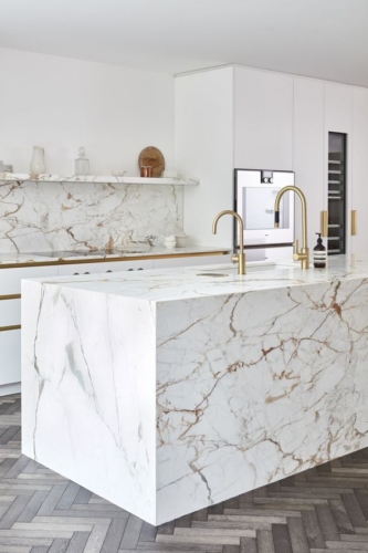 luxury minimalist kitchen countertop design