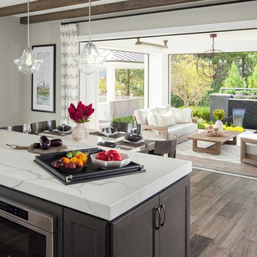 luxury kitchen design indoor outdoor