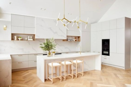 luxury minimalist kitchen design