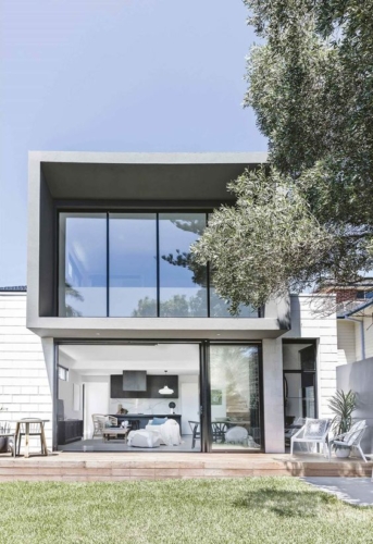 minimalist coastal home