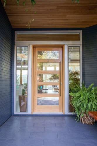 mid century modern front doors