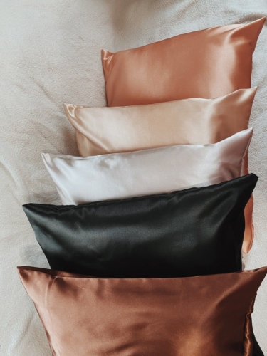 silk fabric pillow