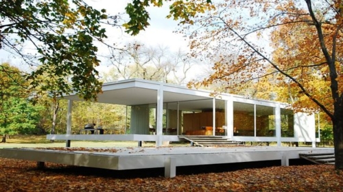 Farnsworth House by Ludwig Mies van der Rohe