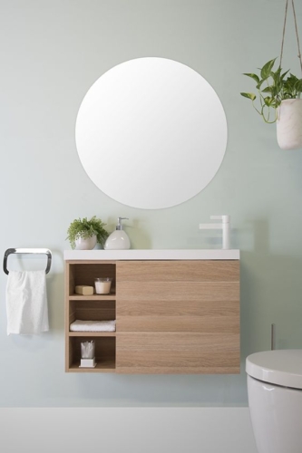 minimalist bathroom vanity