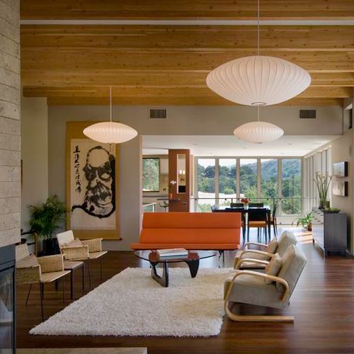 Mid Century modern living room