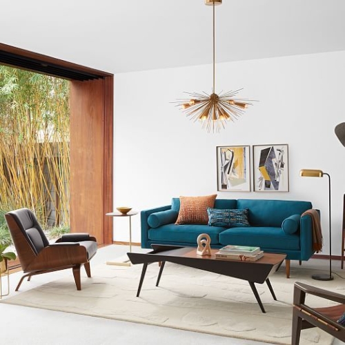 Mid century modern decor living room